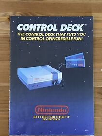 NES Control Deck Rev-4 NES Nintendo Folleto Manual de Instrucciones Solo
