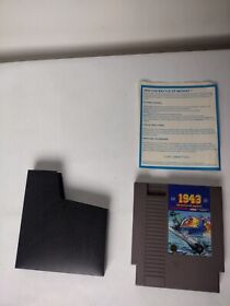 NES 1943 Battle Of Midway Manual With Dust Cover Used