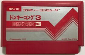 Donkey Kong 3 FC (Nintendo Famicom, 1984) Game Cartridge Only 