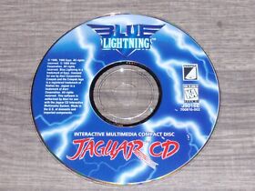 Blue Lightning game disc only for Atari Jaguar CD System Cinepak Epyx '95 J9016E