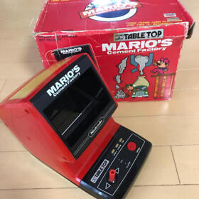 Used Nintendo Game Watch Mario Cement Factory With Box Operation Confirmed