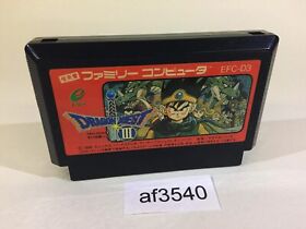 af3540 Dragon Quest III 3 NES Famicom Japan