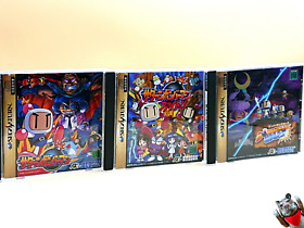 Sega Saturn Bomberman Wars Fight Lot 3 Action Game Set SS NTSC-J Japan Import JP