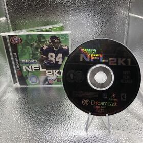 Dreamcast Sega Sports NFL 2K1 CIB Randy Moss Not For Resale 🔥🔥🔥
