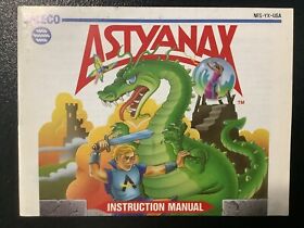 Astyanax NES Nintendo Instruction Manual Only