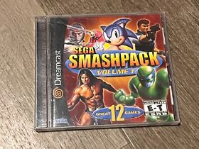 Sega Smash Pack Volume 1 Sega Dreamcast Complete CIB Tested Authentic