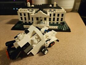 LEGO ARCHITECTURE: The White House (21006) +Extra Unknown Space Set / Incomplete