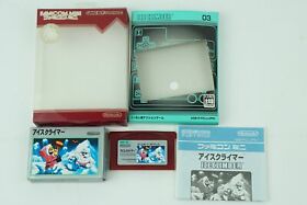 Famicom Mini Ice Climber GBA Nintendo Gameboy Advance Box From Japan