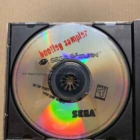 Bootleg Sampler (Sega Saturn, 1996) Vintage Video Game DISC ONLY 