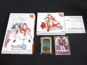 NEW 1st Limited Sakura Wars Taisen 3 Visual Memory SET SEGA Dreamcast DC Japan 1