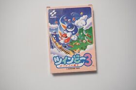 Famicom Twin bee Twinbee 3 boxed Japan FC game US Seller