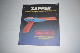 Nintendo Entertainment System NES ORIGINAL ZAPPER Manual (AFI34)
