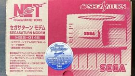 Sega Saturn Modem Networks HSS-0148 Boxed Used Good Japan Game