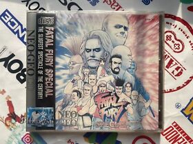 NEW FACTORY SEALED ! FATAL FURY 2 SPECIAL / SNK NEO GEO CD USA ENGLISH SUNFADE