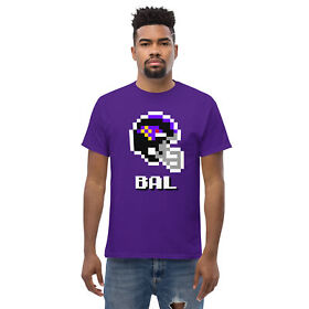 Baltimore Ravens NES Football Helmet 8-bit Tecmo Super Bowl Vintage  T-Shirt