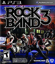 Rock Band 3 (Sony PlayStation 3, 2010) PS3 Disc Only