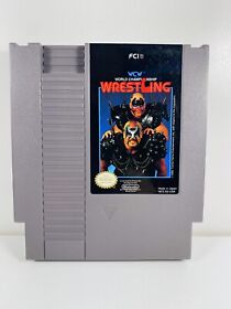 WCW World Championship Wrestling NES Nintendo Original Classic Authentic Game 