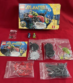 LEGO Atlantis 8059: "Seabed Scavenger" 100% Complete Set + Box & Instructions