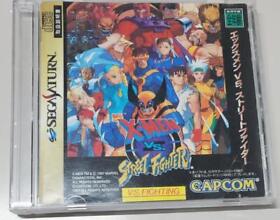 Sega Saturn X-MEN VS Street Fighter Japanese Game Software