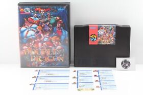 SNK Neo Geo AES DOUBLE DRAGON softbox Free Shipping from Japan