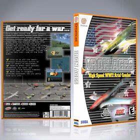Dreamcast Custom Case - NO GAME - Iron Aces