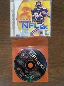 NFL2K & NFL 2K1 SEGA Dreamcast Authentic Games