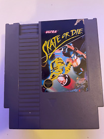 SKATE OR DIE NES NINTENDO TESTED AND WORKING