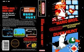 - Super Mario Bros. Duck Hunt NES copertina di ricambio solo opera d'arte