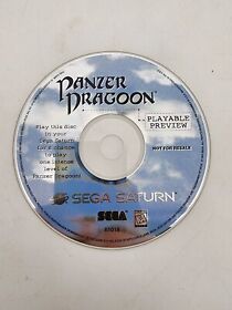 Panzer Dragoon Playable Preview Demo Not for Resale Sega Saturn