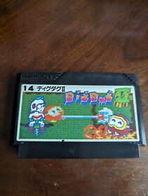 Dig Dug 2 - Nintendo Famicom Cart Game - US Seller