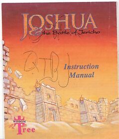 [MANUAL] Nintendo NES Joshua the Battle of Jericho Instruction Booklet