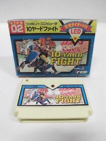 NES -- 10-Yard Fight -- Fake box. Famicom, JAPAN Game. IREM. 10370