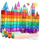 NVHH Oversize Magnetic Building Blocks for Kids Ages 4-8, 100PCS Magnetic Tiles