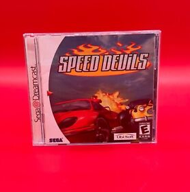 Sega Dreamcast - Speed Devils CIB Complete -Rare "Clean Cover" Variant - Tested