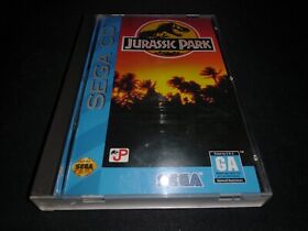 Jurassic Park Sega CD Excellent État Complet Avec Immatriculation Carte