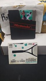 TOP PLAYERS TENNIS NINTENDO NES VIDEO GAME WITH MANUAL AUTHENTIC