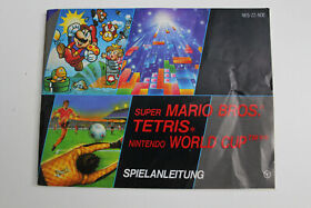 NES Super Mario Bros. / Tetris / Nintendo World Cup Anleitung