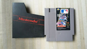 Vintage Nintendo NES Major League Baseball Cartridge & Box - Tested & Working