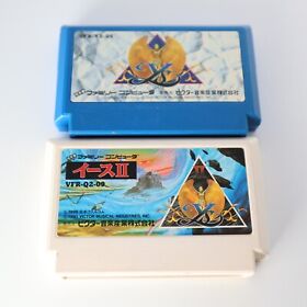 Nintendo Famicom Game lot 2 YS or YS ⅡVictor  Cartridge Only