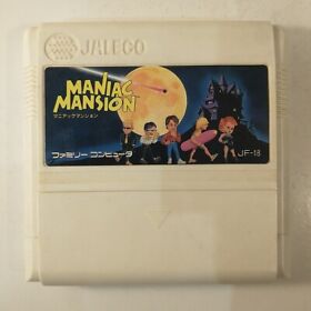 Maniac Mansion (Nintendo Famicom FC NES, 1988) Japan Import
