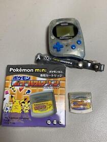 Nintendo Pokemon Mini Game Console Game Soft Set Used Japan