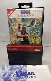 Ninja Gaiden - SEGA Master System Complete Authentic 