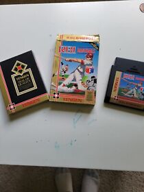 Juego de béisbol vintage Nintendo NES R.B.I en caja con funda interior