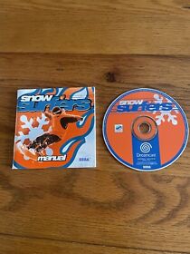 Snow Surfers SEGA Dreamcast Game Disc And Manual Only Very Good Condition !