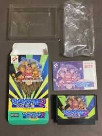 Game soft Famicom 『Wai Wai World 2』Box and with an instructions from Japan⑤