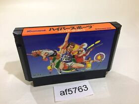 af5763 Hyper Sports NES Famicom Japan