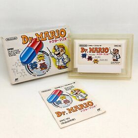 Dr. Mario 1990 Nintendo Famicom NES FC Falling Block Puzzle