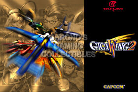 Giga Wing 2 Arcade Sega DreamCast Premium POSTER MADE IN USA - ARC012