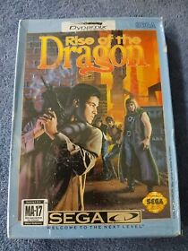 Rise Of The Dragon - Sega CD - NIB - Sealed Carboard Release