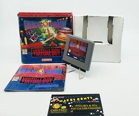 Galactic Pinball (Nintendo Virtual Boy) Complete In Box- CIB